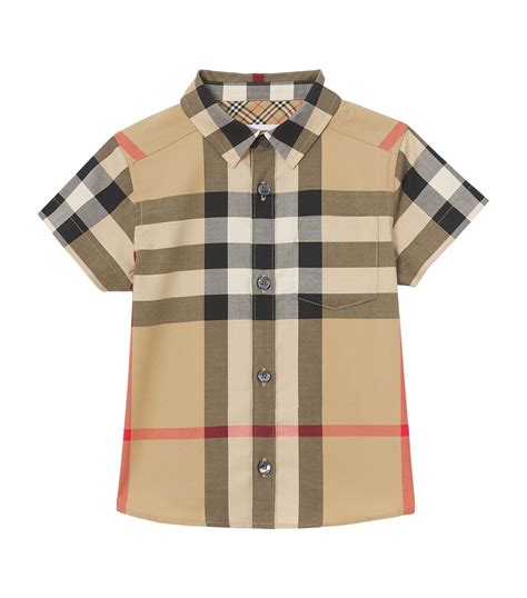 boys burberry kids shirt|burberry for kids on clearance.